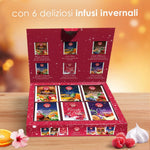 Pompadour Winter Collection - Confezione Regalo con 30 Filtri di Infusi Invernali Assortiti in 6 Gusti Deliziosi (1 conf.)