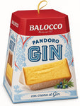 Pandoro 800g con Crema al Gin, Dolce Soffice e Profumato, Lievitato Naturalmente, Dessert Natalizio Elegante e Originale, Idea Regalo Perfetta per le Feste e Occasioni Speciali