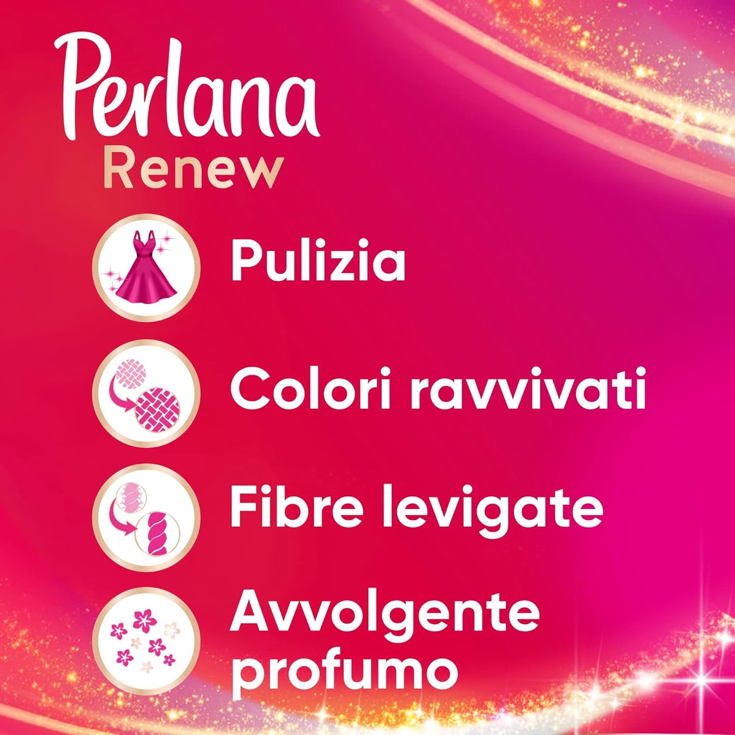 Perlana Renew Caps Colorati, detersivo lavatrice capsule, nuova formula 3in1, ideale per tutti i capi colorati, confezione singola da 18 lavaggi