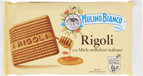 Mulino Bianco Biscotti Frollini Rigoli con Miele, 400g