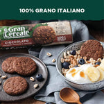 Gran Cereale Biscotti Gran Cereale al Cioccolato, Biscotti dal Gusto Pieno Ricchi di Fibra e Fosforo - 230 g