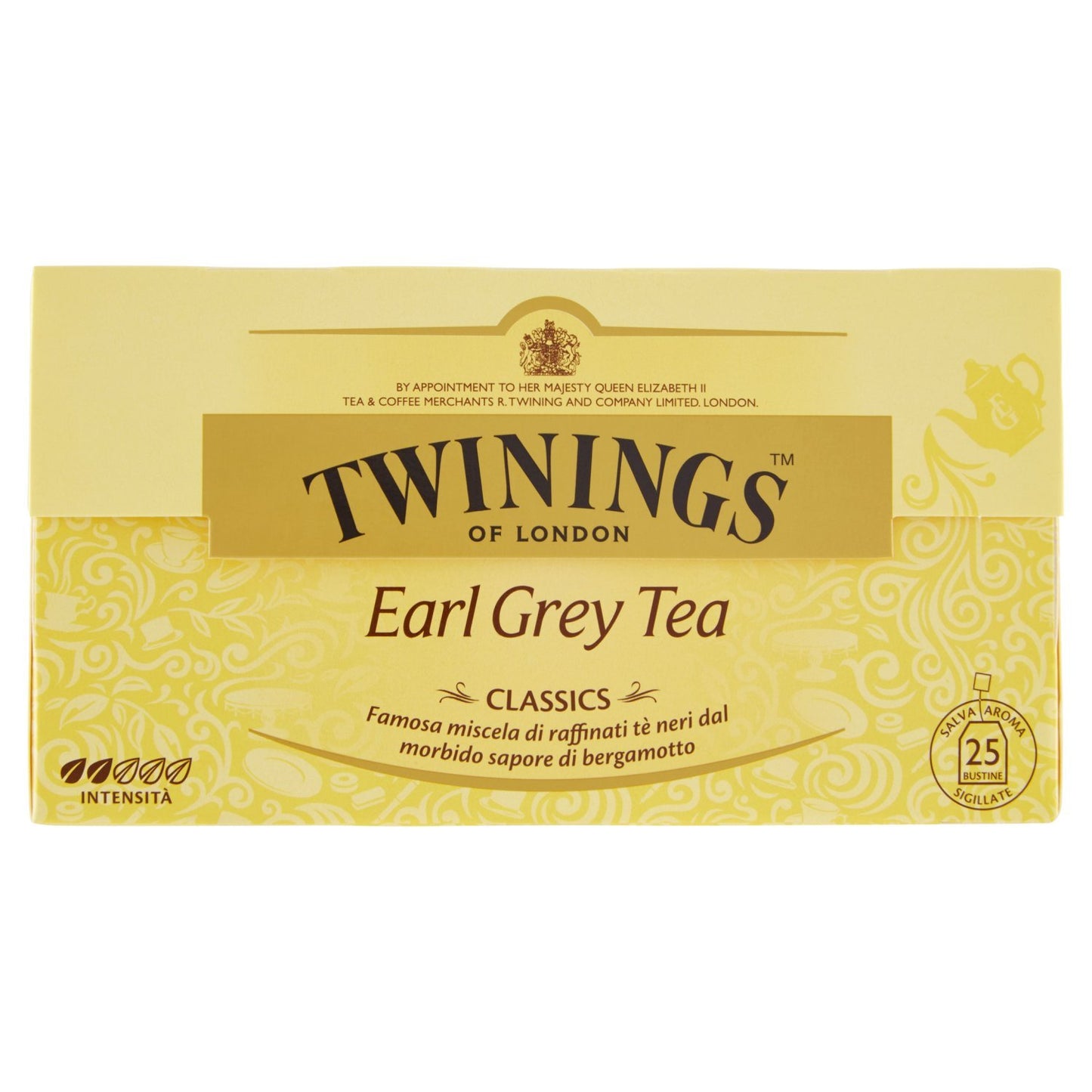 Twinings Tè Earl Grey classico, 25 x 2 g