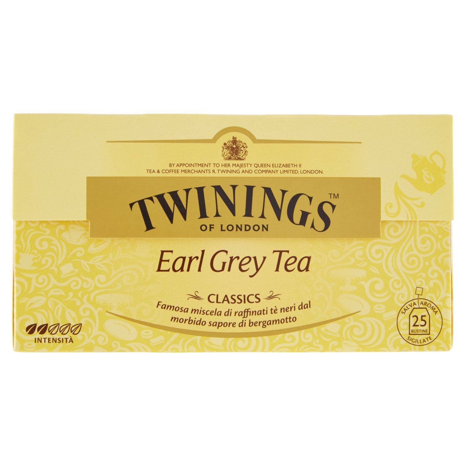 Twinings Tè Earl Grey classico, 25 x 2 g