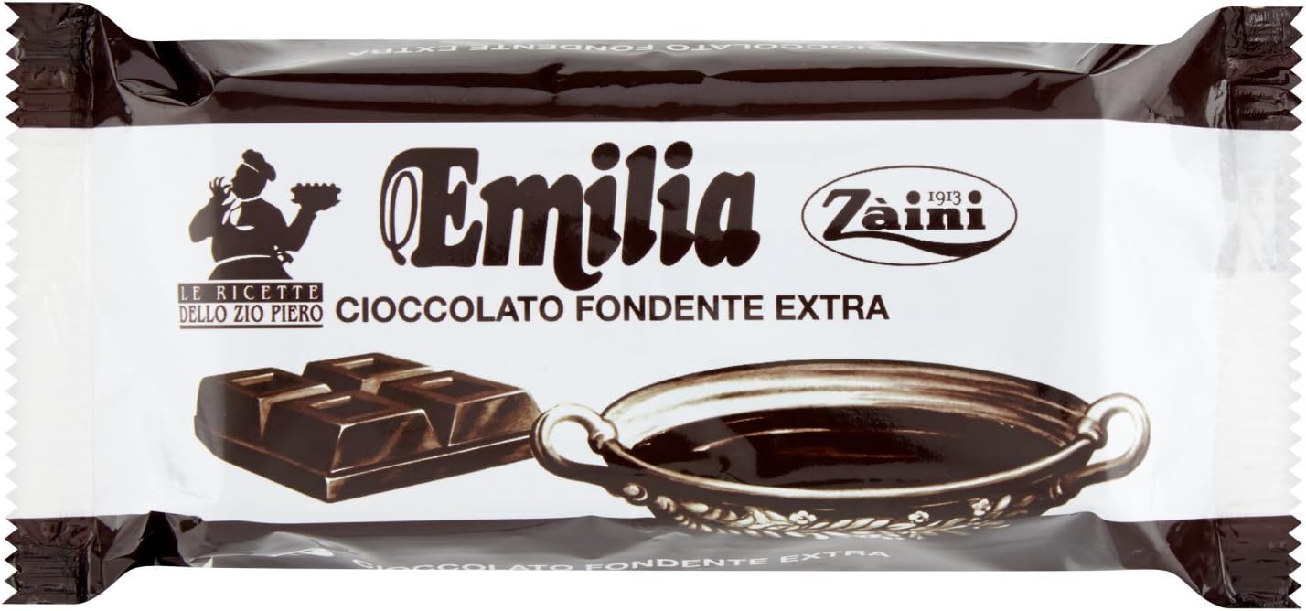 Emilia - Cioccolato Fondente, Extra - 12 pezzi da 200 g [2400 g]