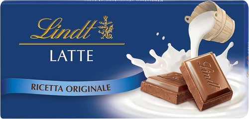 Lindt Tavoletta Classica Cioccolato al Latte, Formato 100g