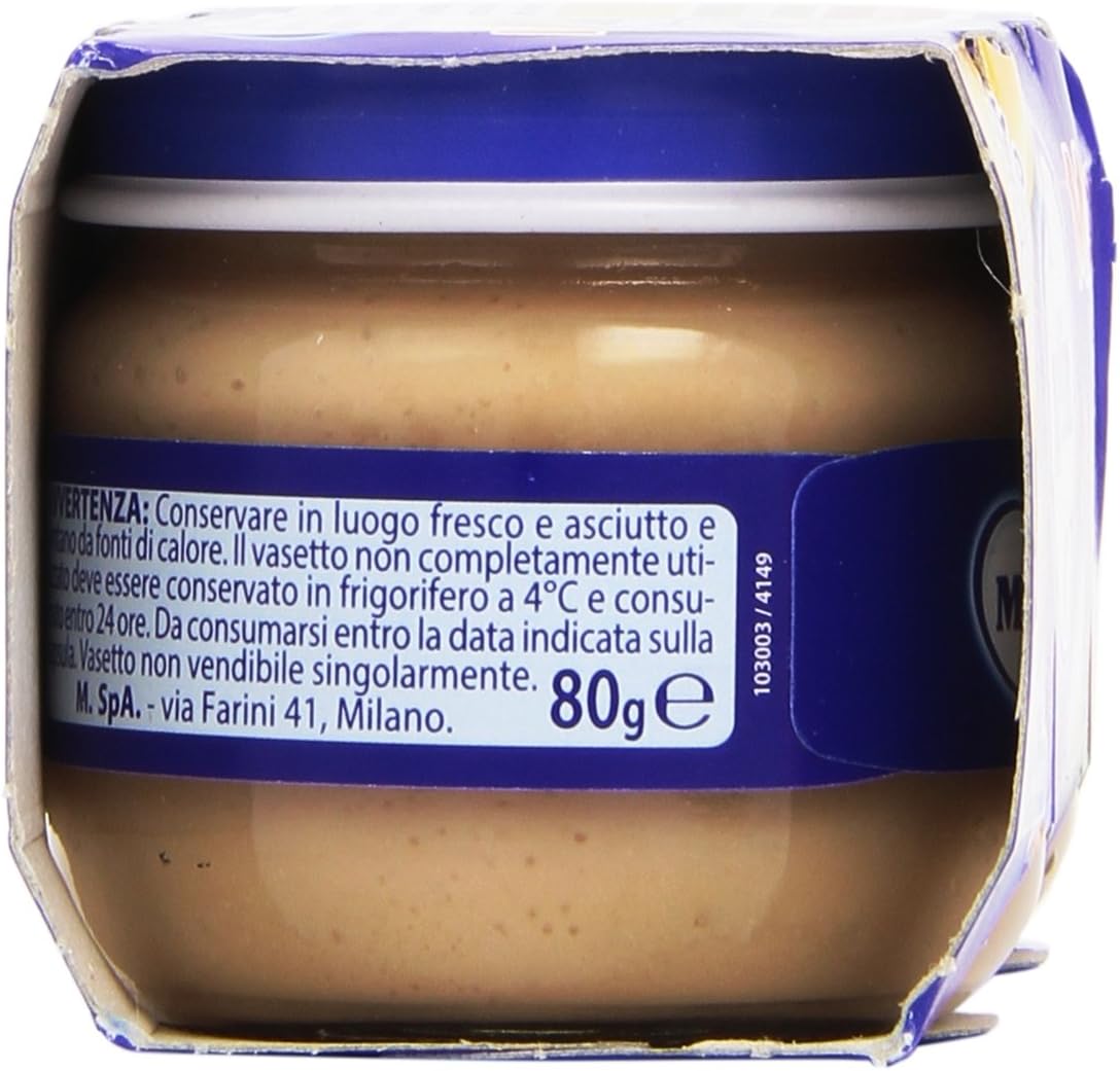 Mellin, Omogenizzato con Carne di Manzo e Farina di Riso, 2 x 80g