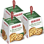 3X Maina il Panettone Mini Buono e Soffice con Uvetta e senza Canditi 100g - Natale 2023 [3 Confezioni]