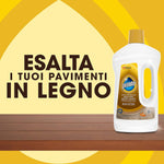 Pronto Legno Pulito - Detergente Liquido per Pavimenti in Legno Opaco, Fragranza Olio di Mandorla, 1 Confezione da 750ml