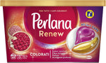 Perlana Renew Caps Colorati, detersivo lavatrice capsule, nuova formula 3in1, ideale per tutti i capi colorati, confezione singola da 18 lavaggi