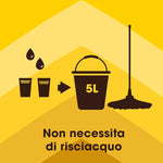 Pronto Legno Pulito - Detergente Liquido per Pavimenti in Legno Opaco, Fragranza Olio di Mandorla, 1 Confezione da 750ml