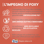 Foxy Asso Ultra | Asciugatutto 2 rotoli | Veli Plus+ Assorbenti e Resistenti | Decorato | Certificazione FSC |100% Energia elettrica rinnovabile| Confezione riciclabile prodotta con plastica riciclata