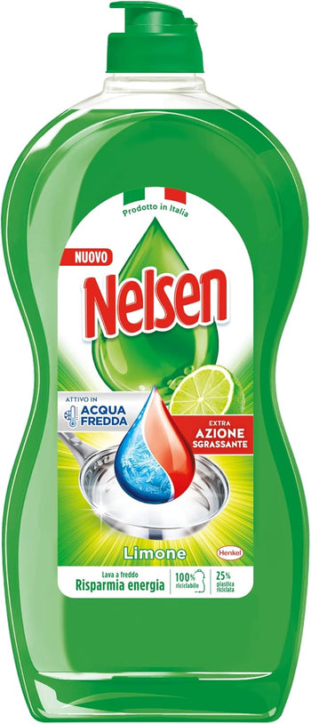 Nelsen Classico Limone Detersivo per Piatti a Mano, 850ml