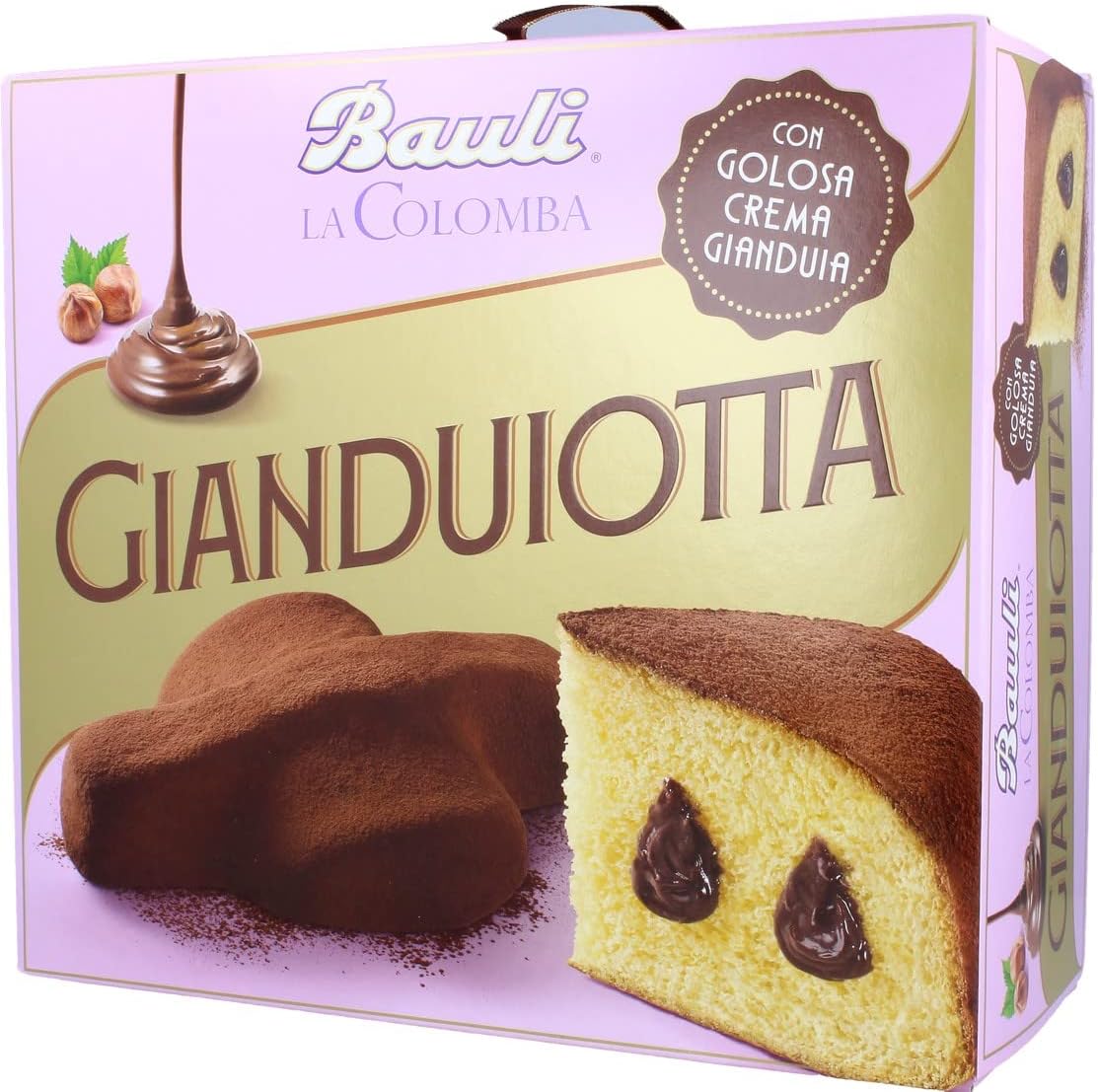 Bauli Colomba Farcita Gianduiotta, 750g