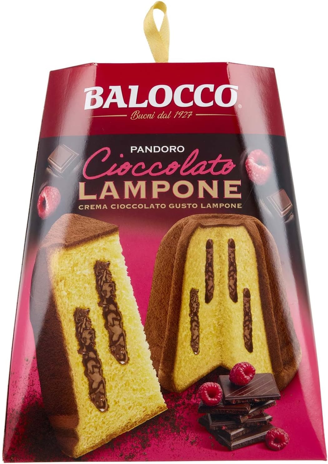 Balocco Pandoro Ciocciolato Lampone, 800g