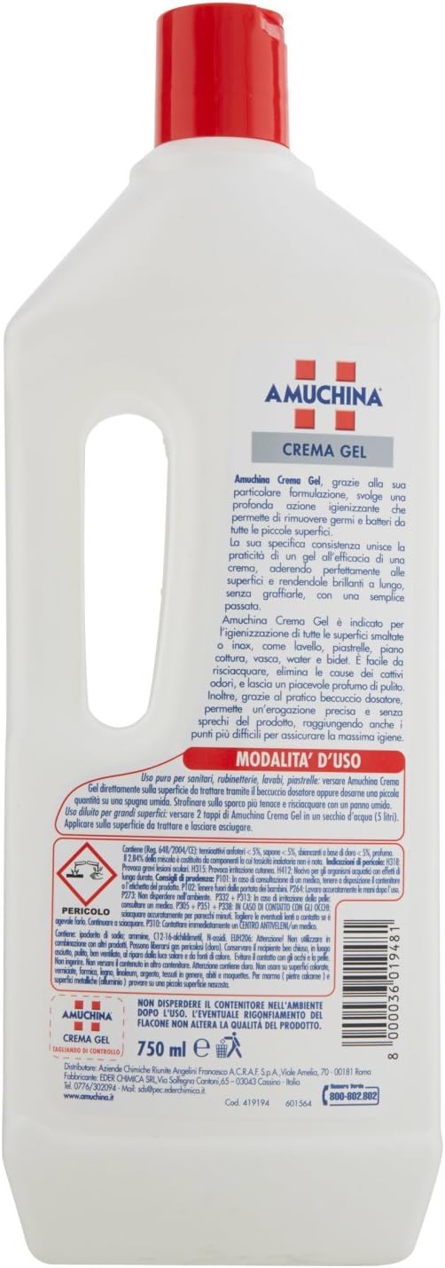 Amuchina Home Crema Gel Superfici 750+250Ml