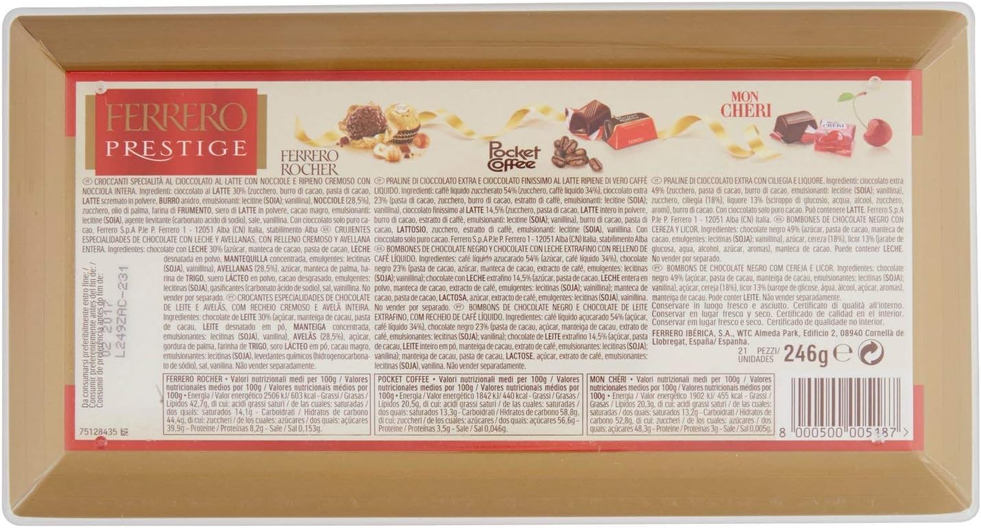 Ferrero Ferrero Prestige, Confezione da 21 Pezzi