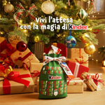 Kinder Happy Snack Sacco Rosso - 10 Snack Dolci al Cioccolato Assortiti, Sacco Speciale di Babbo Natale, Idea Regalo, Confezione da 290,5 gr