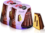 2X Panettone il Budino con Golosa Crema al Cioccolato, Confezione per Bauli 750g [2 Pezzi]