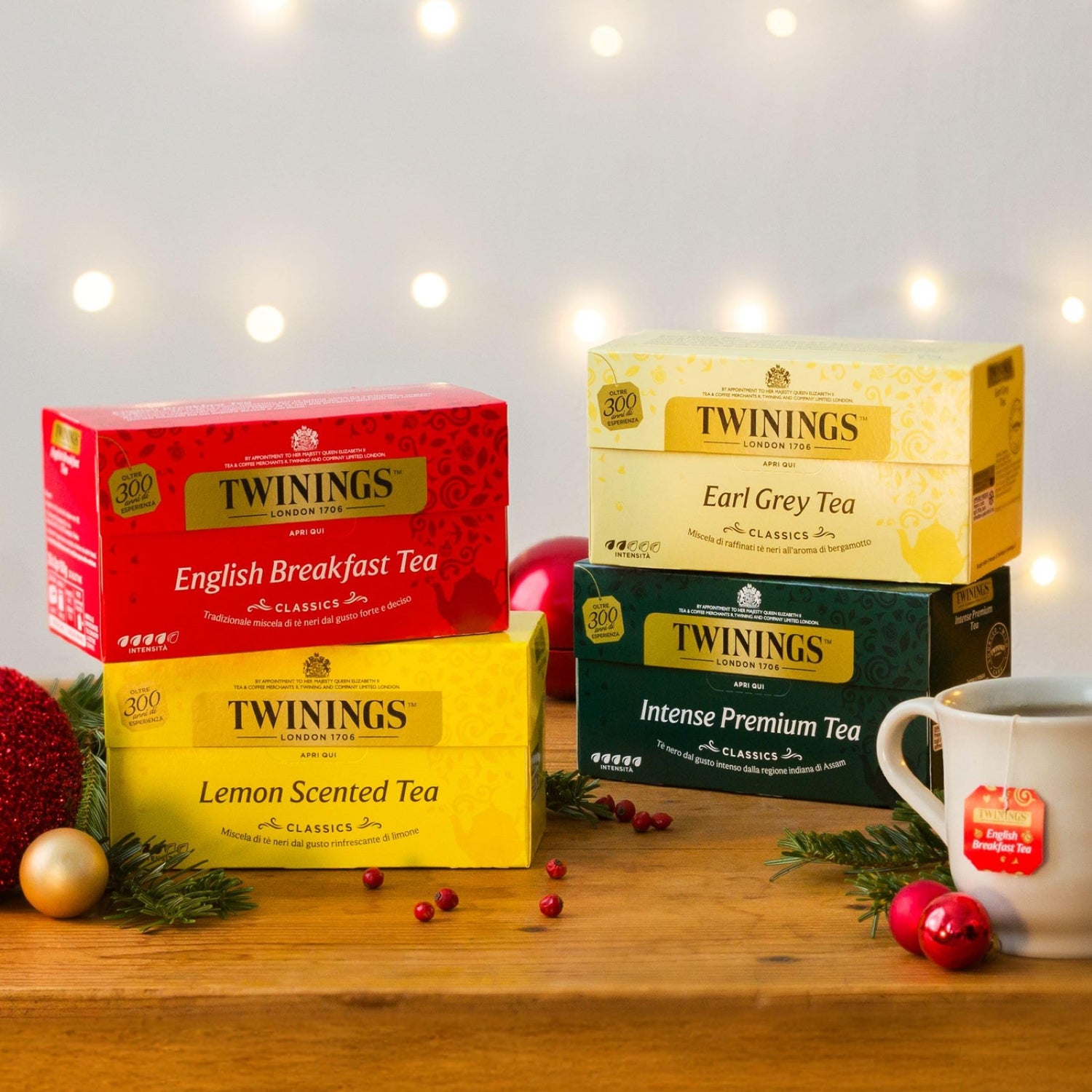 Twinings, English Breakfast Tea, Classics, Gusto Forte e Deciso, 25 Filtri