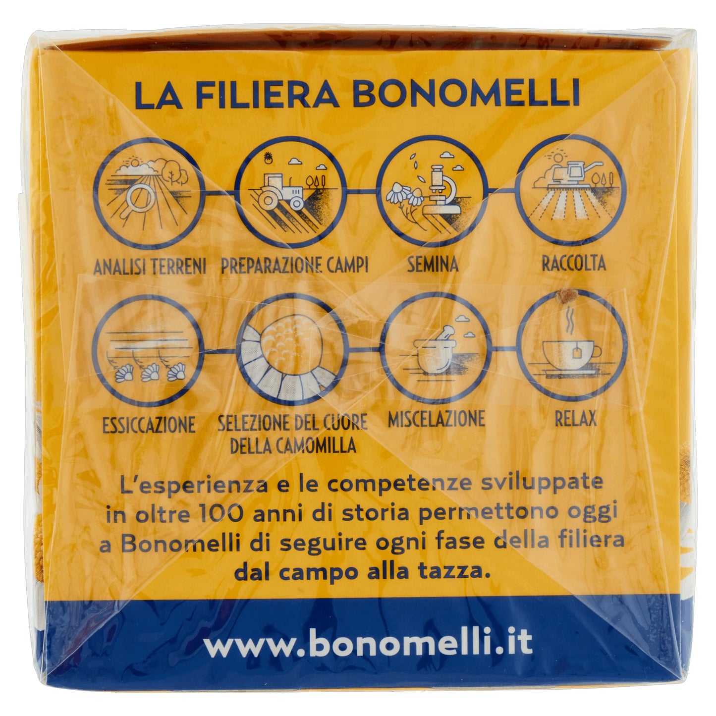 Bonomelli Camomilla Setacciata, 18 Filtri, Rilassante e Digestiva, dal Gusto Unico (27g) (Confezione da 3)