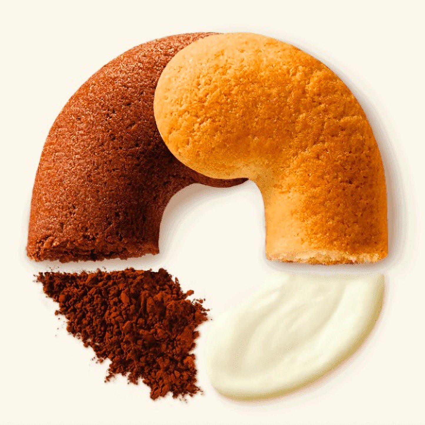 MULINO BIANCO Abbracci, biscotti di pasta frolla italiani al burro e gusto cacao 350g x 12 parcelle (Abbracci, x12)
