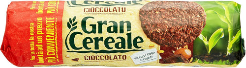 Gran Cereale Biscotti Gran Cereale al Cioccolato, Biscotti dal Gusto Pieno Ricchi di Fibra e Fosforo - 230 g