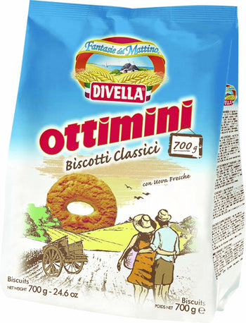 Biscotti classici ottimini DIVELLA pacco da 700g gr