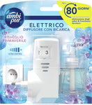 Ambi Pur Risveglio Primaverile Starter Kit Diffusore Elettrico Per Ambienti 20ml, Per Rimuovere Gli Odori