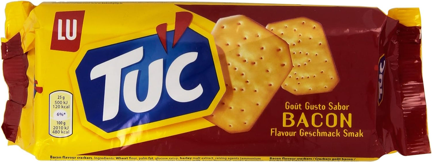 Tuc - Crackers al Gusto Bacon - 6 pezzi da 100 g [600 g]