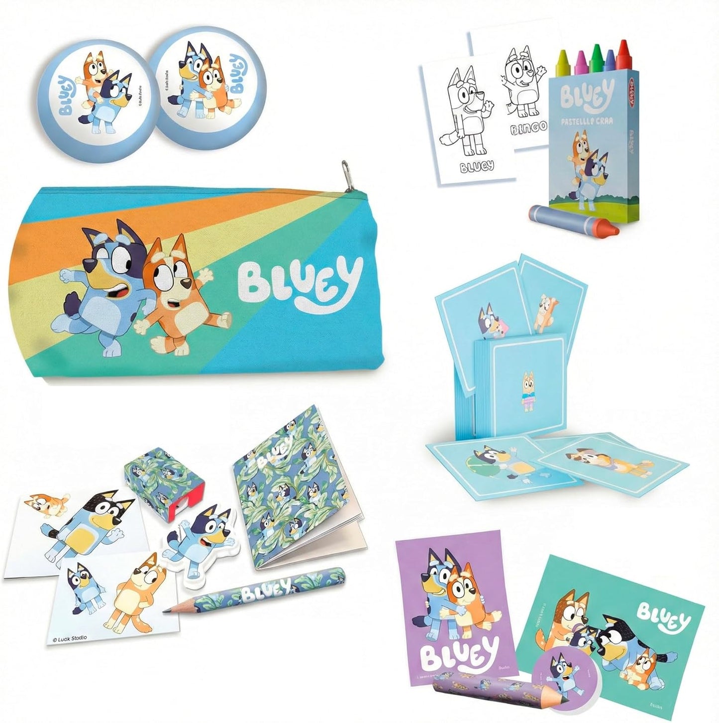 Dolfin Uovo Pasqua Con Cioccolato Finissimo al Latte Bluey 220gr - Senza Glutine