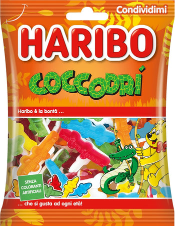 Haribo Coccodri, Caramelle Gommose, Gusto Frutta, Ideali per Feste e Dolci Momenti di Relax - 175gr