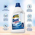 Deox - Detersivo Lavatrice Liquido Classico, 30 Lavaggi, Smacchia e Igienizza, con Formula Antiodore, 1500ml x 1 Confezione