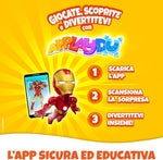 Kinder GranSorpresa Gigante Marvel Avengers, Uovo di Pasqua Kinder 2026 di Finissimo Cioccolato al Latte con Doppia Sorpresa Marvel Avengers, 320 g