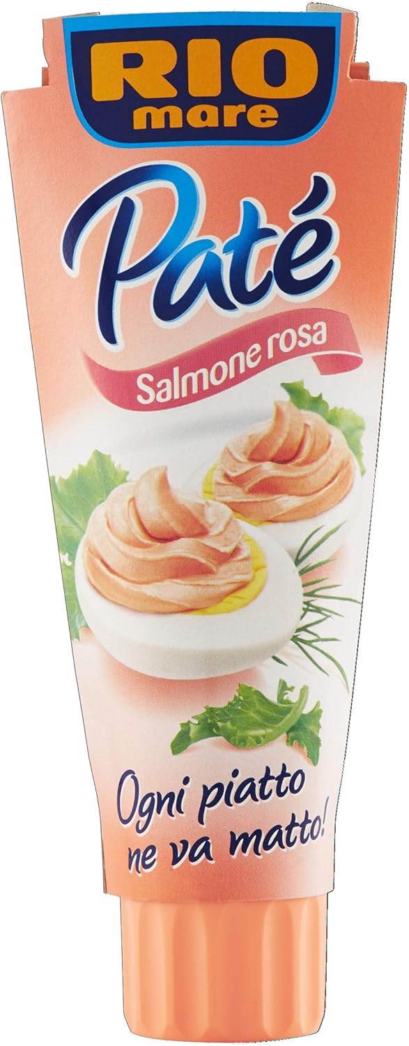 Rio Mare - Paté di Salmone Rosa, Cremoso e Spalmabile, 1 Tubetto da 100 g