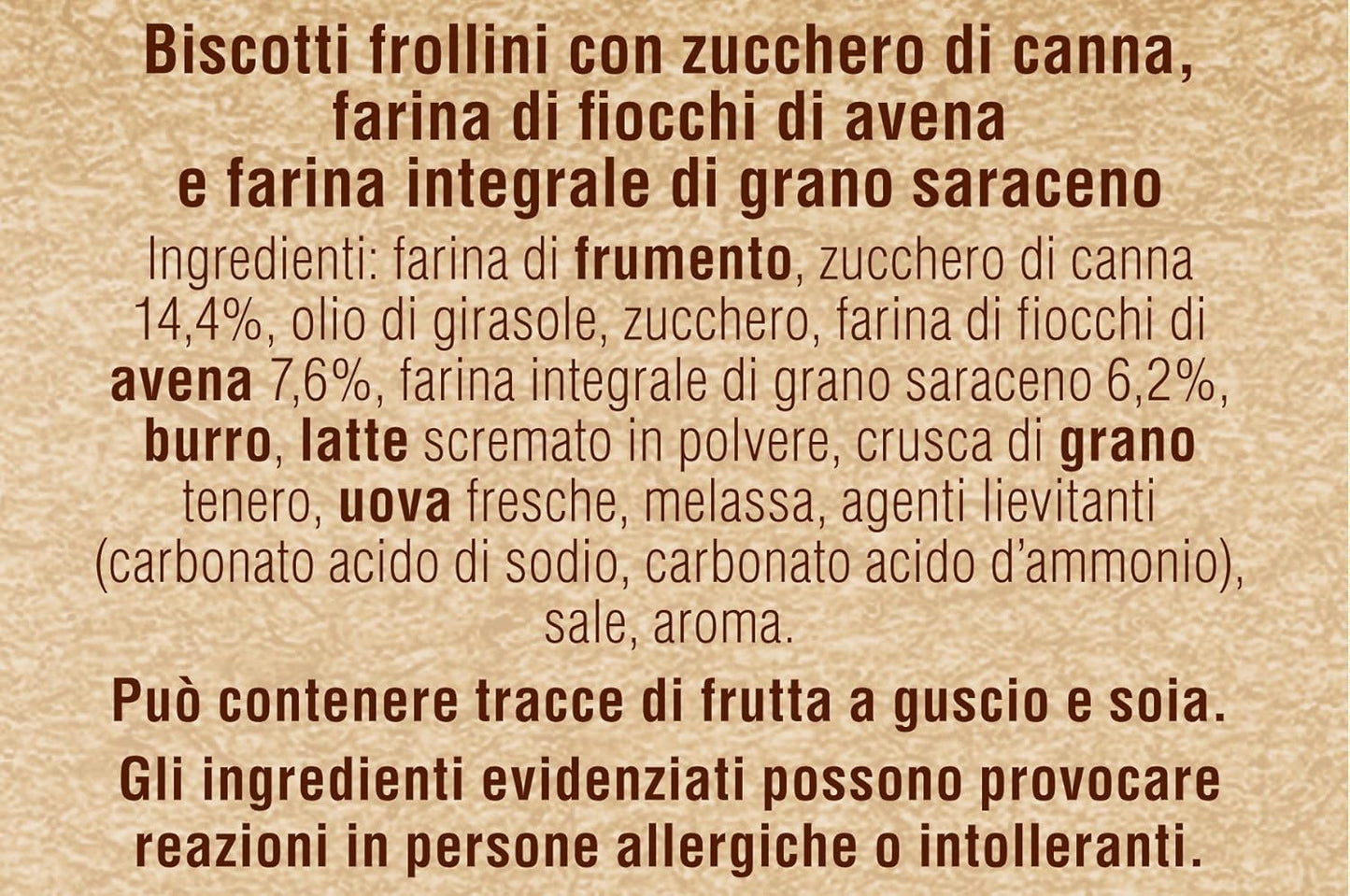 Mulino Bianco Biscotti Frollini Molinetti con Farina Integrale di Grano Saraceno, Colazione Ricca di Gusto, 800 g