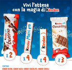 Kinder Happy Snack Sacco Rosso - 10 Snack Dolci al Cioccolato Assortiti, Sacco Speciale di Babbo Natale, Idea Regalo, Confezione da 290,5 gr