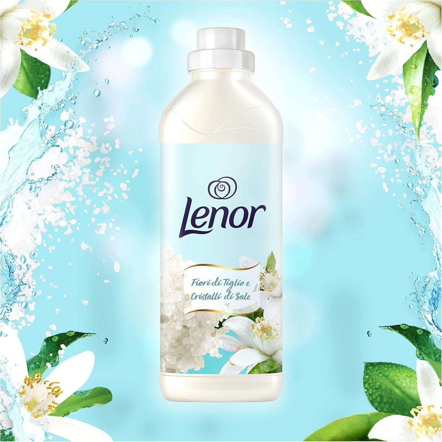 Lenor Fiore Di Tiglio E Cristalli Di Sale Ammorbidente 38 Lavaggi, 874ML