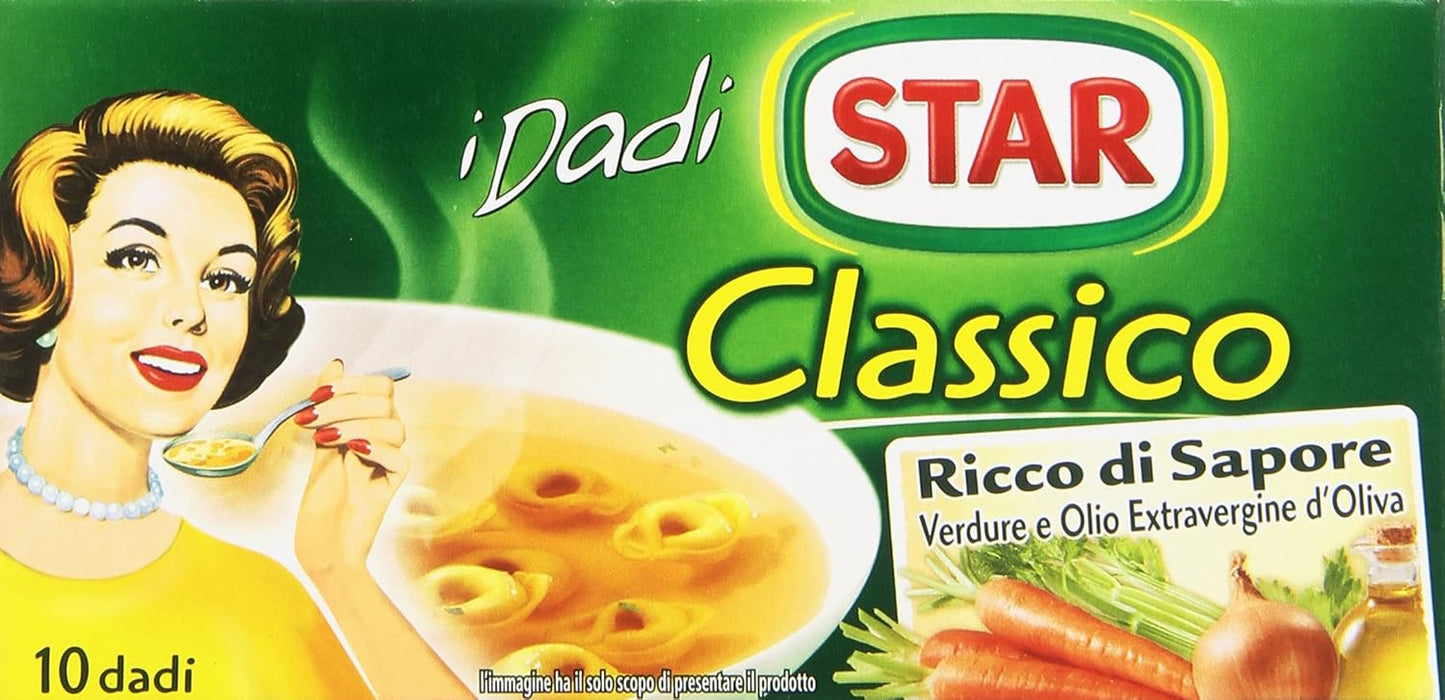 Star, Dado Classico Ricco di Sapore - 10 Dadi, 100 gr