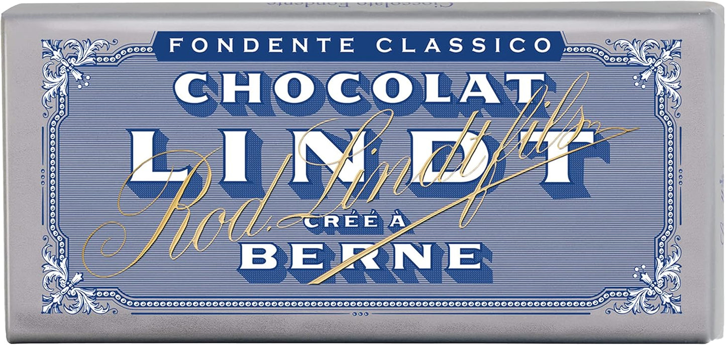 Lindt Tavoletta Classica Cioccolato Fondente, Formato 100g