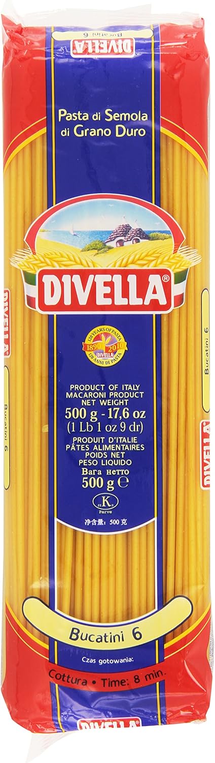 Divella Pasta Di Semola Bucatini, 500g