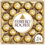 Ferrero Rocher Cioccolato al Latte con Nociole, Pacco da 24 Pezzi, 300g