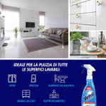 Vetril - Detergente Spray Superfici con Ammoniaca, Azione Sgrassante e Brillantezza Senza Aloni, 650 ml