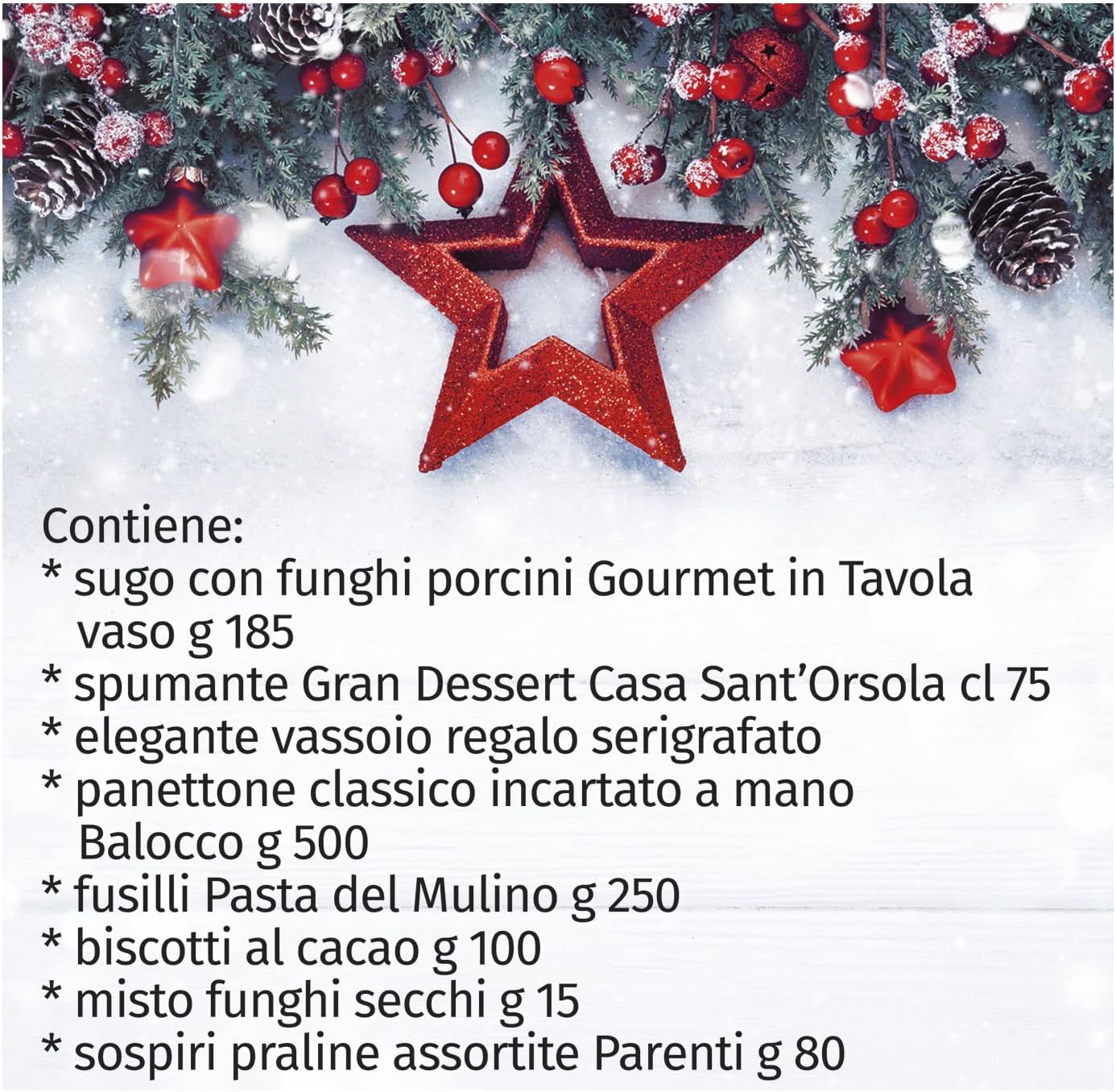 Cesto Natalizio Gelsomino