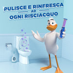 Duck Fresh Discs - 2 Ricariche da 6 Dischi Gel Igienizzanti WC, Fragranza Pesca e Orchidea, Confezione da 2 Applicatori e 12 dischetti