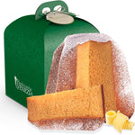 Pandoro Artigianale Classico da 750gr, Impasto con Lievito Madre e Lievitazione Naturale, Materie Prime di Alta Qualità Made in Italy