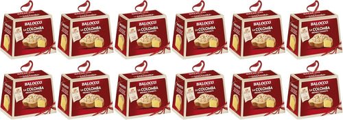 Balocco La Colomba Senza Canditi, Dolce Pasquale Tradizionale, 100g (12 Pezzi)