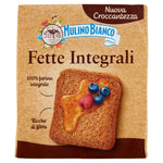 4X Mulino Bianco Fette Biscottate Integrali Spesse, Croccanti e Friabili 315g [4 Confezioni]