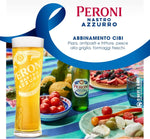 Peroni Nastro Azzurro, Pack con 3 Birre in Bottiglia da 33cl, Birra Premium Lager a Bassa Fermentazione, Gusto Secco e Rinfrescante, Gradazione Alcolica 5% Vol