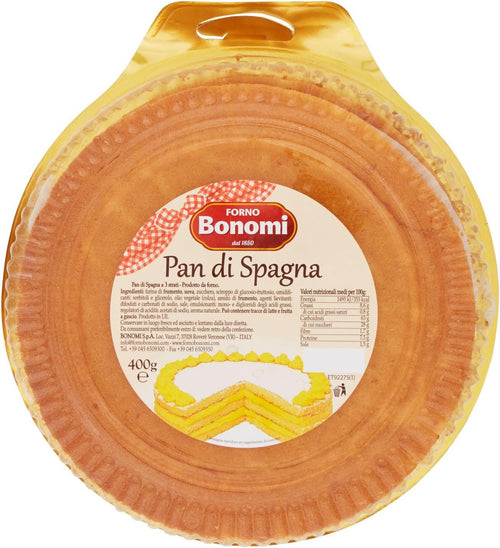 Bonomi Pan Di Spagna - 8 pezzi da 400 g [3200 g]