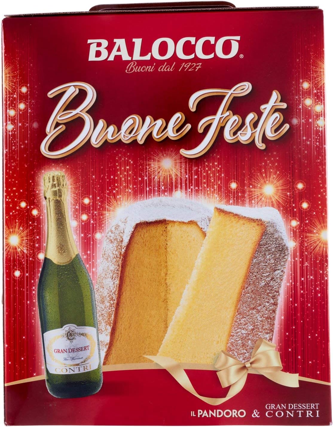 Balocco Confezione Buone Feste Con Pandoro, 1pz